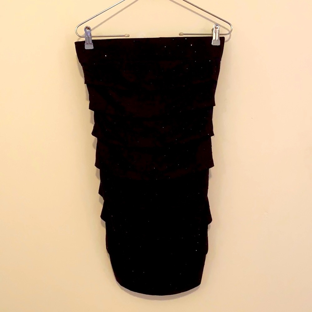 Black Strapless Dress
